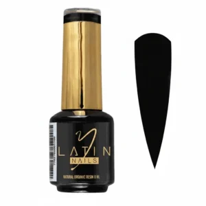 esmalte negro 128 Latin Nails 8 ml