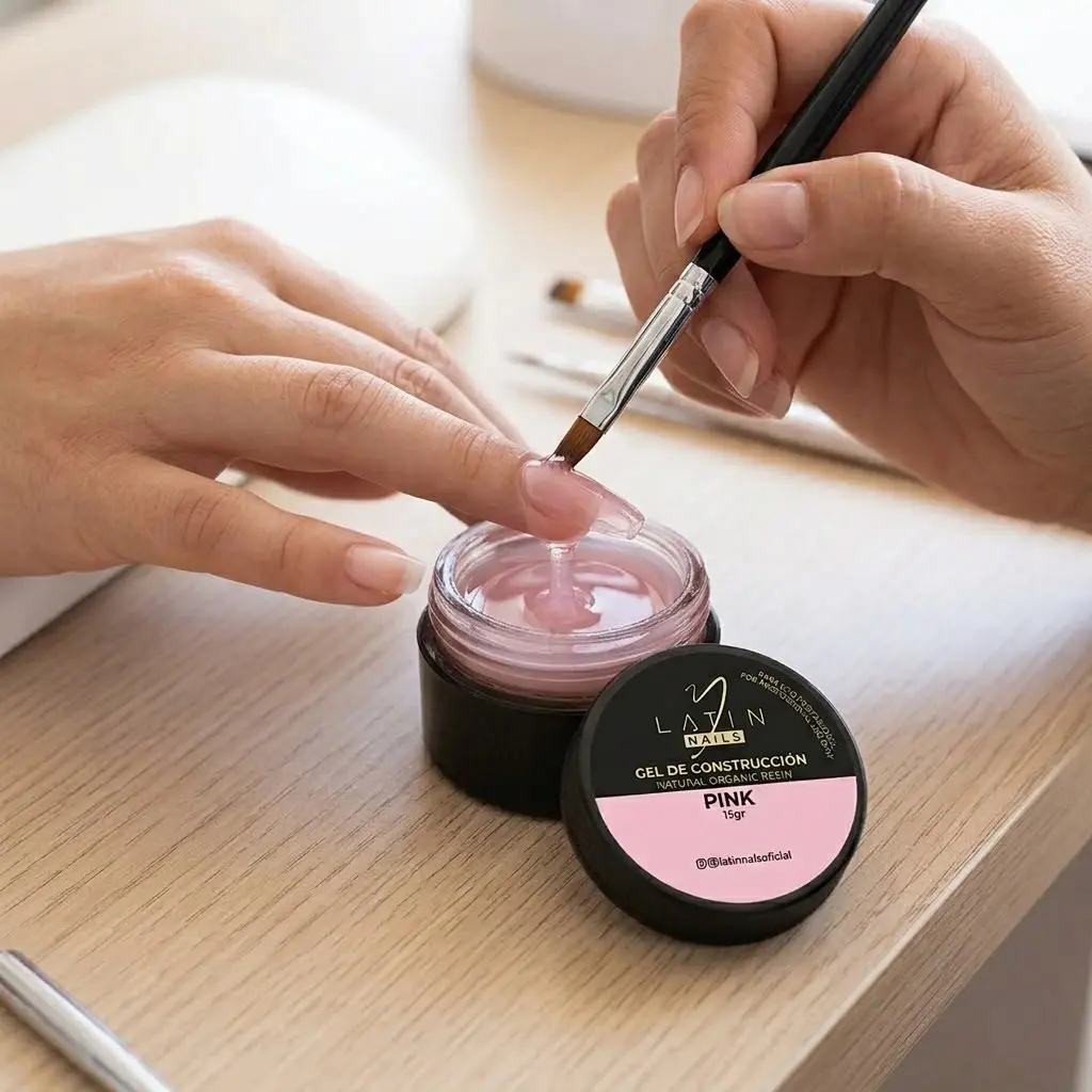 Gel de construccion pink 15gr - Image 3