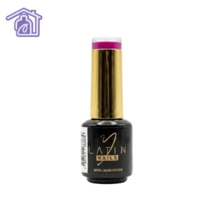 Esmalte gel para uñas 8 ml color fucsia intenso en botella con aplicador para manicure profesional