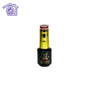 Esmalte gel para uñas 8 ml color rojo intenso en botella con aplicador para manicure profesional