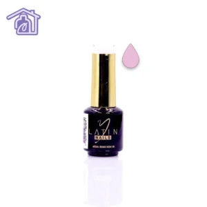 Esmalte gel para uñas 8 ml color rosado pastel claro en botella con aplicador para manicure profesional