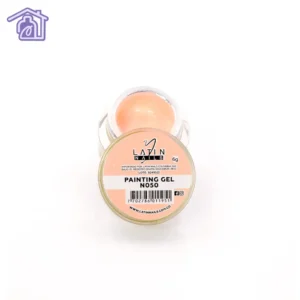 Gel de construcción para uñas color nude durazno translúcido en envase tipo tarro para manicure profesional