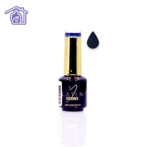 Esmalte gel Latin Nails 8 ml referencia 211 color azul negro intenso en botella con aplicador para manicure profesional