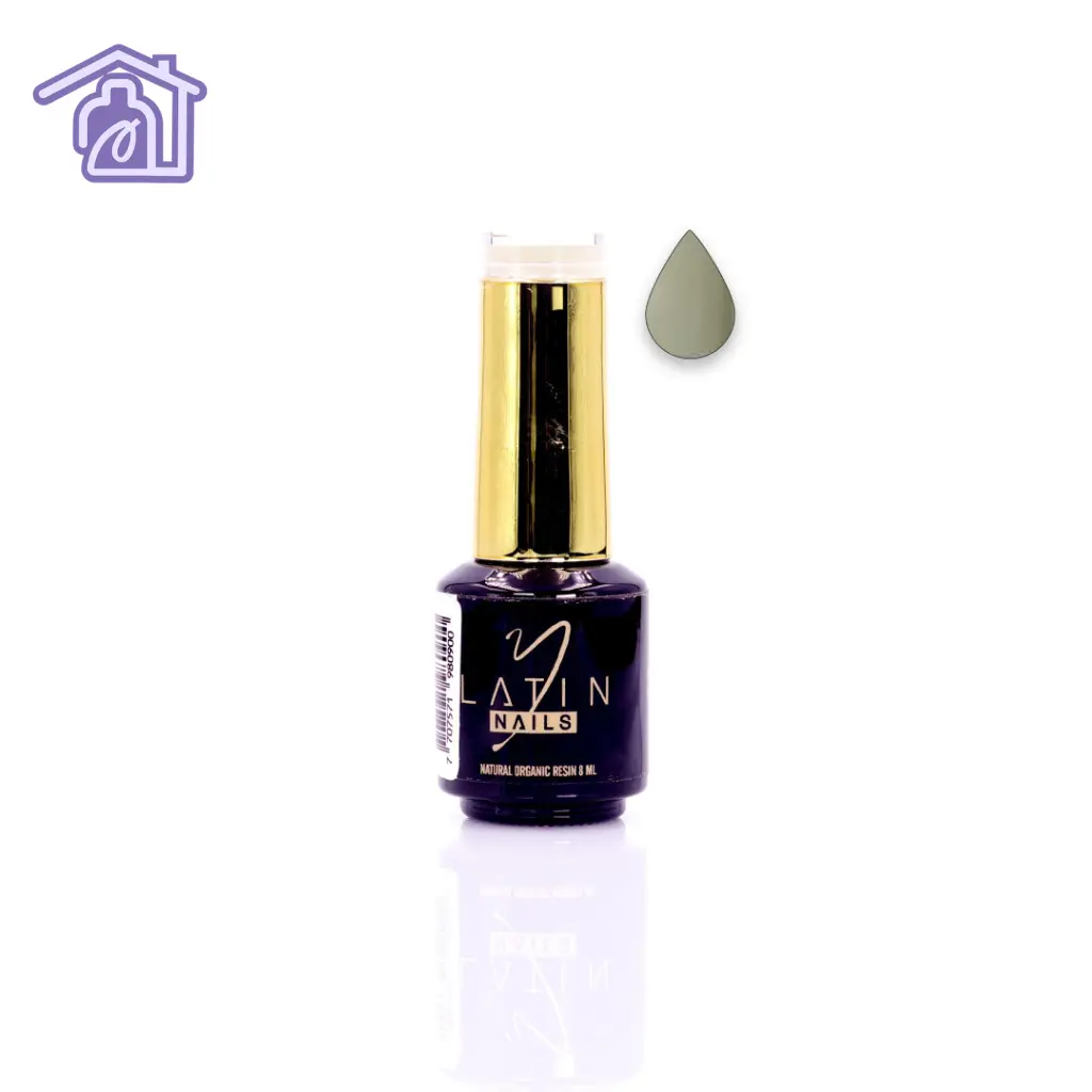 Esmalte gel Latin Nails 8 ml referencia 1788 color beige crema claro en botella con aplicador para manicure profesional