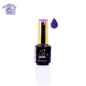 Esmalte gel Latin Nails 8 ml referencia 1736 color morado lila vibrante en botella con aplicador para manicure profesional
