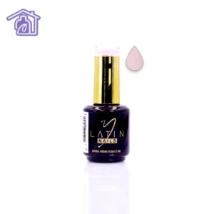 Esmalte gel Latin Nails 15 ml referencia 92 color rosa nude claro en frasco con aplicador para manicure profesional