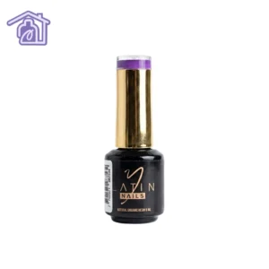 Esmalte gel Latin Nails 8 ml referencia 2909 color lila vibrante en botella con aplicador para manicure profesional