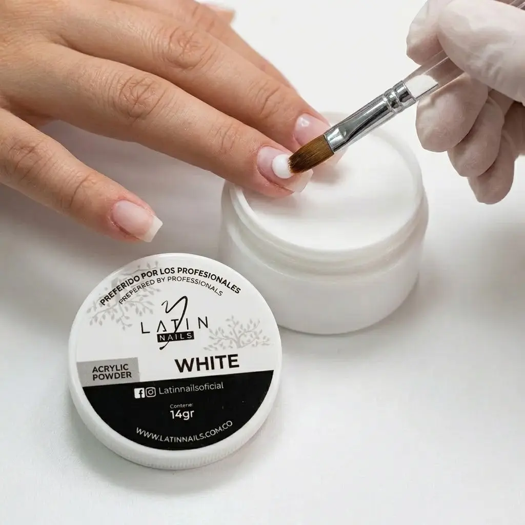 Polvo acrilico white 14 gr - Image 3