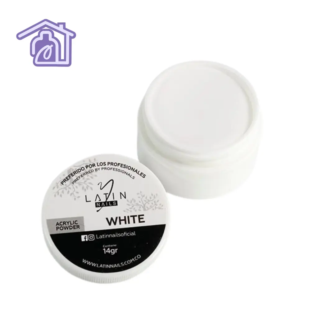 Polvo acrilico white 14 gr