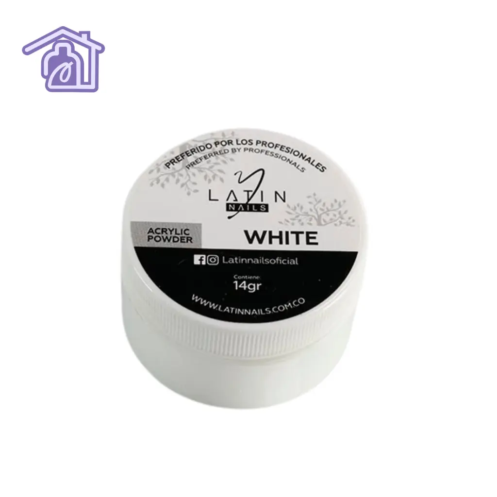 Polvo acrilico white 14 gr - Image 2