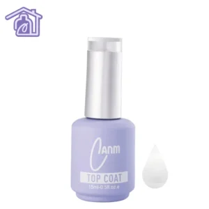Top coat para uñas 15 ml, sellador con brillo para acabado profesional