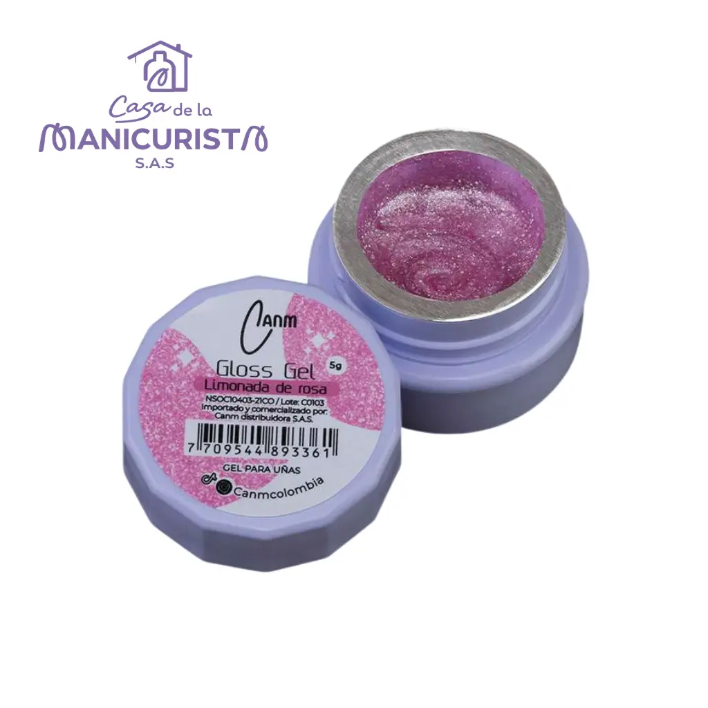 Gloss gel limonada de rosas