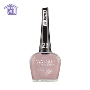 Esmalte perlado Masglo Talentosa color rosa nude con acabado brillante y efecto perlado para manicure profesional