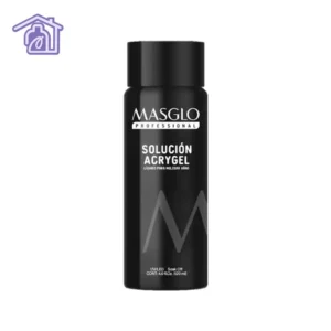 Solución profesional Acrygel Masglo para moldeado y aplicación de uñas acrílicas y gel con acabado profesional