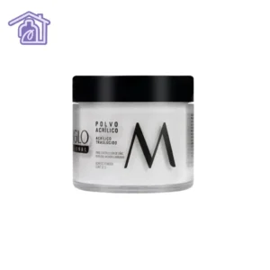 Polvo acrílico traslúcido Masglo 57 g para construcción y extensión profesional de uñas acrílicas con acabado natural