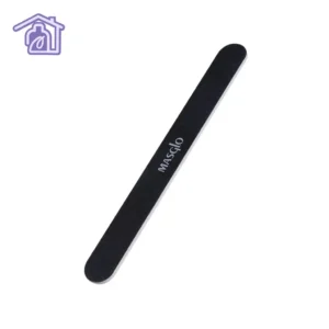 Lima negra 100/180 de Masglo para dar forma, nivelar y pulir uñas naturales y artificiales