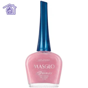 Esmalte tradicional Masglo tono Espléndida de 13,5 ml, color rosado perlado para uñas.