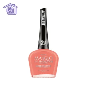Esmalte Masglo Evolution tono Buscona de 13,5 ml efecto gel cremoso en gama de color naranja
