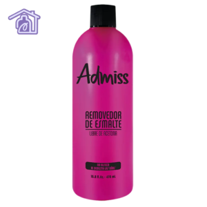 Botella de removedor de esmalte tradicional Admiss de 470 ml.