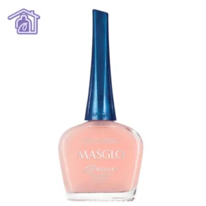 Esmalte tradicional Masglo Inconfundible color nude rosado pastel con acabado brillante