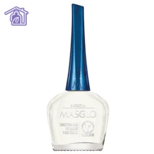 Esmalte tradicional Masglo tono Ejecutiva de 13,5 ml acabado translúcido en gama de color blanco.