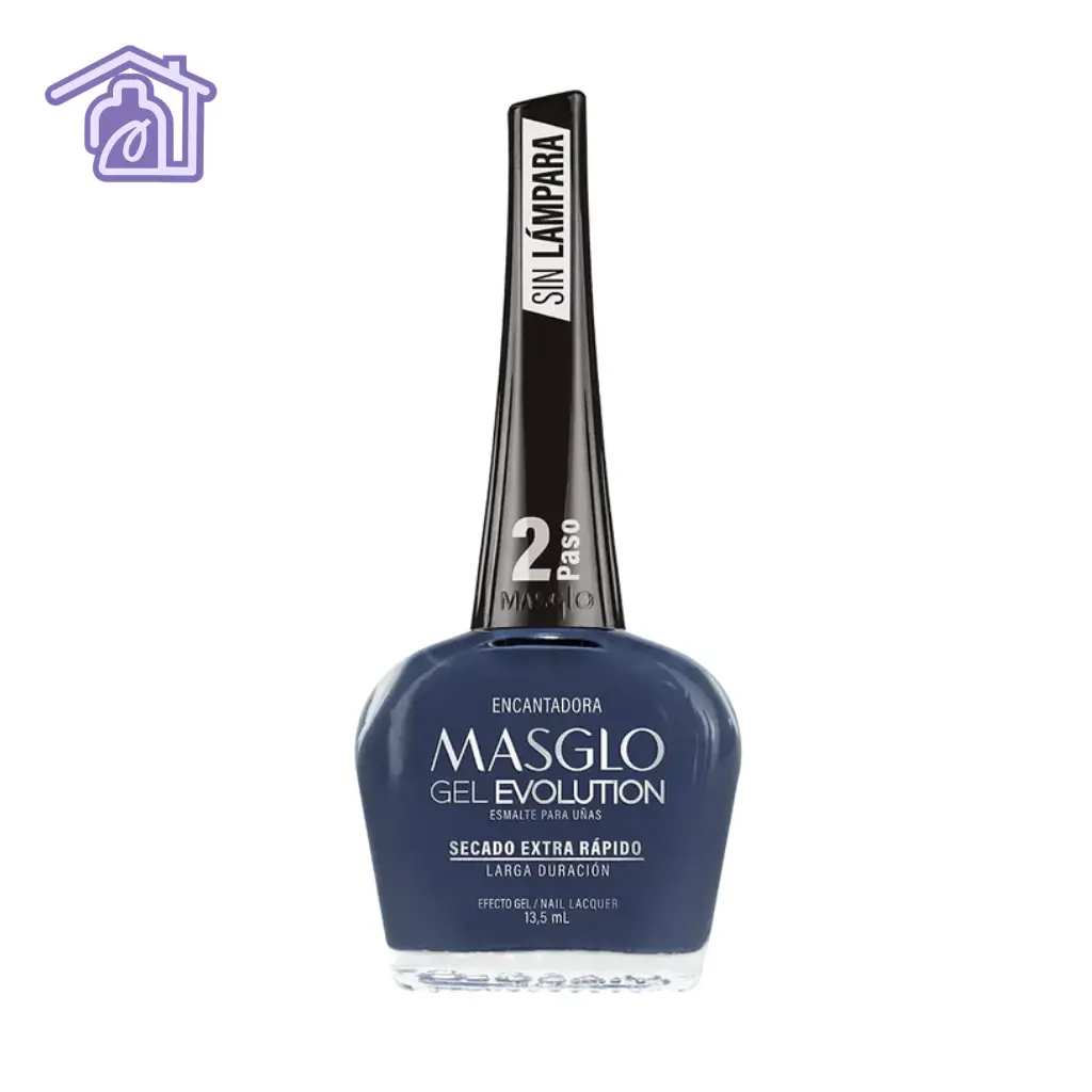 Frasco de esmalte de uñas efecto gel Masglo línea Evolution color Encantadora de 13,5 ml.