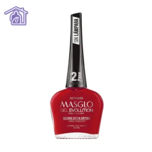 Frasco de esmalte de uñas efecto gel Masglo línea Evolution color Distinguida de 13,5 ml.