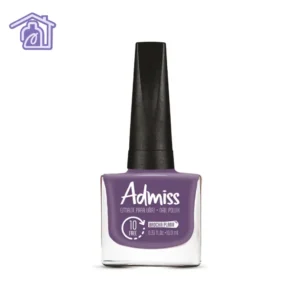 Frasco de esmalte de uñas Admiss línea tradicional color Thor de 10 ml con acabado cremoso de la gama morado.