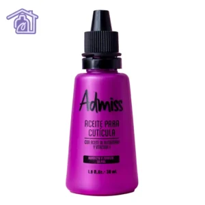 Frasco de aceite para cutícula Admiss de 30 ml con aplicador.
