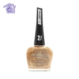 esmalte gel evolution granizado dorado