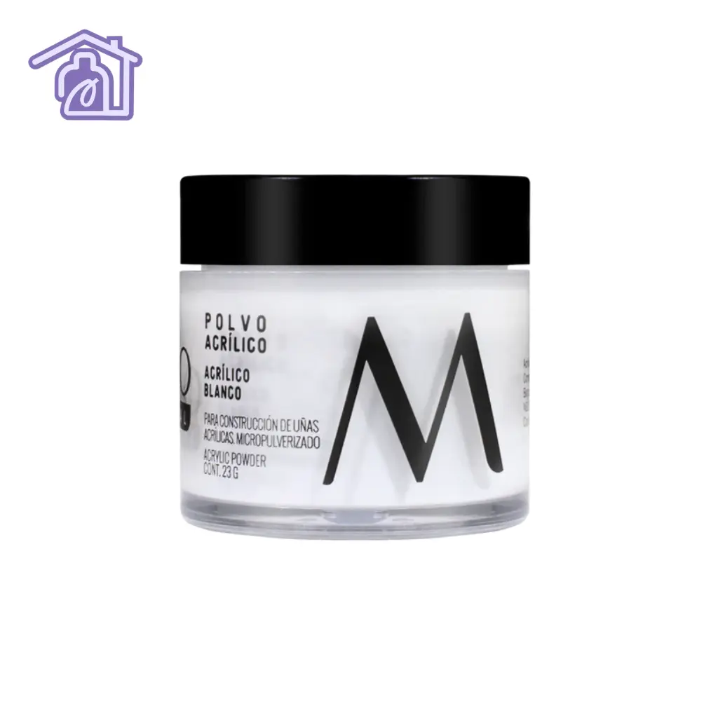 polvo acrilico masglo blanco constructor unas esculpidas manicura profesional