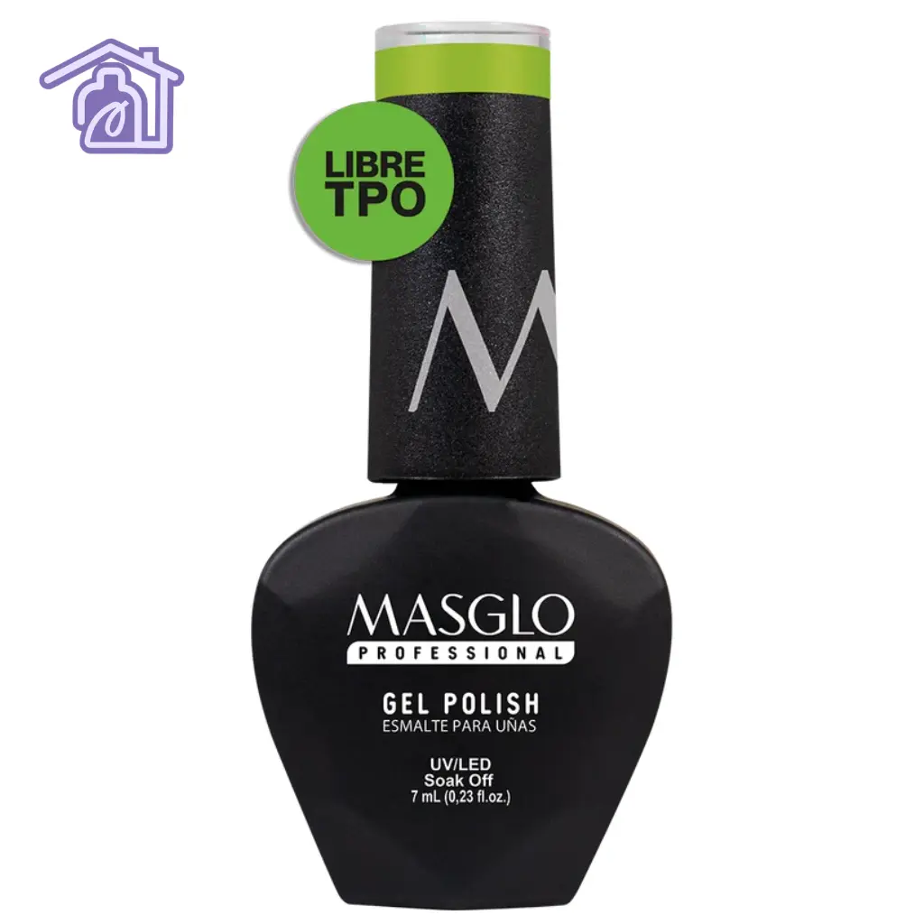 esmalte semipermanente masglo carnavalera gama verde cremoso gel polish manicura profesional salon