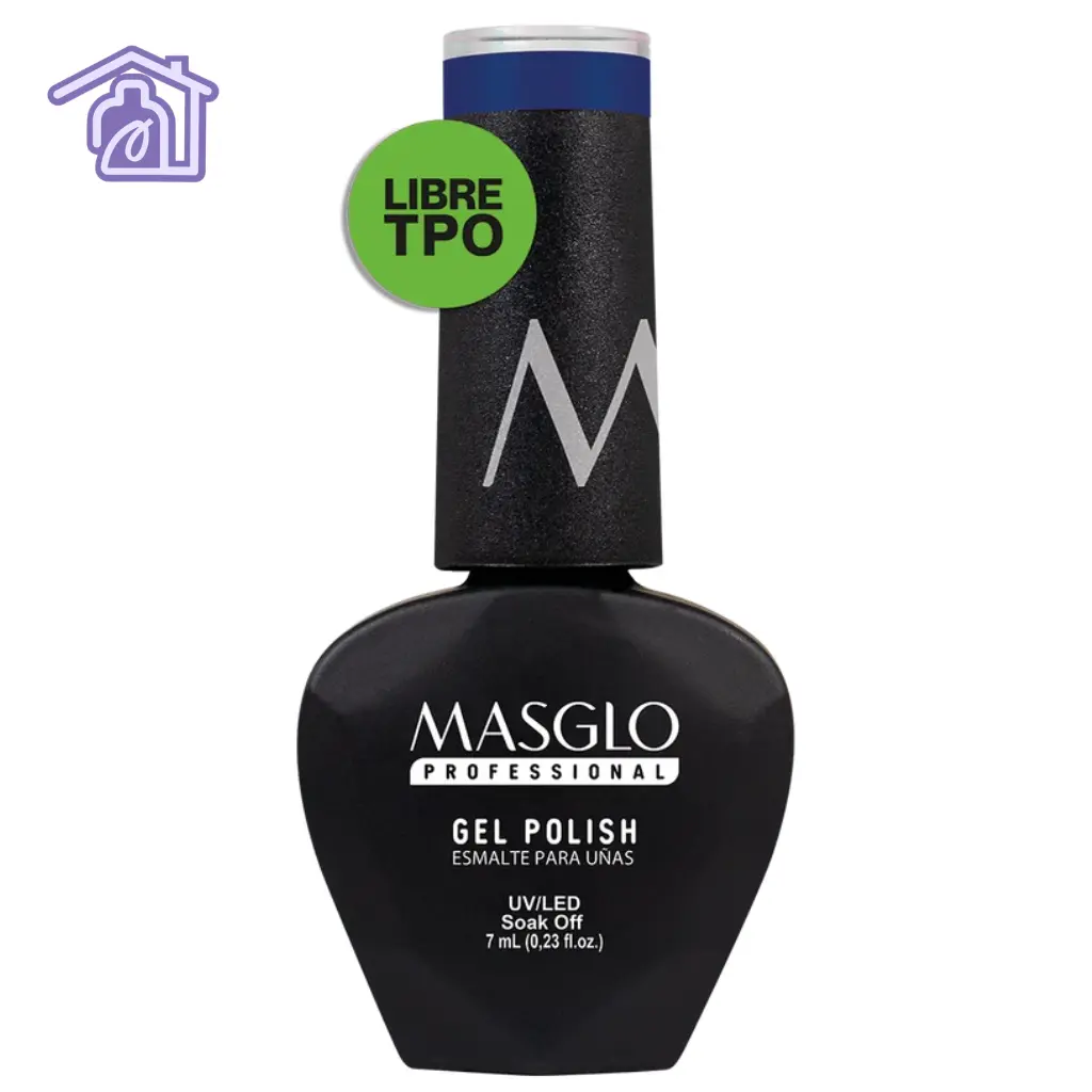 esmalte semipermanente masglo trasnochadora gama azul cremoso gel polish manicura profesional salon