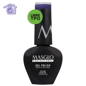 esmalte semipermanente masglo cazadora gama violeta perlado efecto cat eye gel polish manicura profesional salon