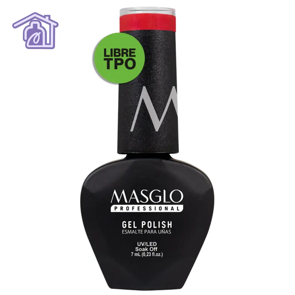 esmalte semipermanente masglo farandulera gama rojo cremoso gel polish manicura profesional salon