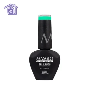 esmalte semipermanente masglo millonaria gama verde cremoso gel polish manicura profesional salon