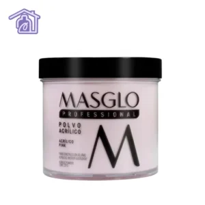 polvo acrilico masglo pink constructor tono rosa traslucido profesional uñas acrilicas manicura salones de belleza gran formato 227g