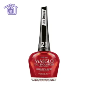 esmalte masglo profunda color rojo perlado gel evolution efecto gel manicura sofisticada duradera sin lampara en casa 13.5ml
