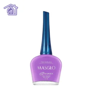 esmalte masglo psicodelica color morado cremoso tradicional brillo intenso manicura elegante duradera decoracion de uñas en casa 13.5ml