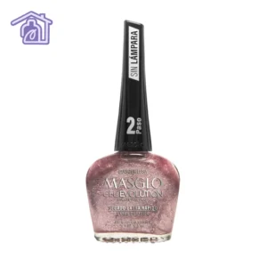 esmalte masglo quisquillosa color rosado perlado gel evolution efecto gel manicura sofisticada duradera sin lampara en casa 13.5ml