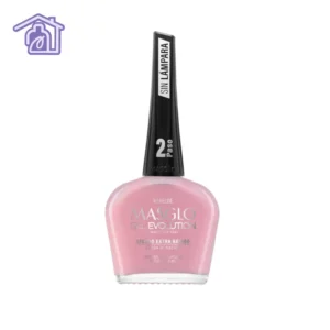 esmalte masglo rebelde color rosado cremoso gel evolution efecto gel manicura sofisticada duradera sin lampara en casa 13.5ml