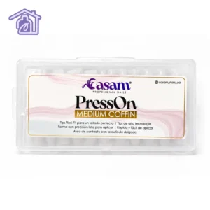 tips sistema press on casam medium coffin caja de 240 unidades extensiones de unas transparentes profesionales de alta tecnologia flexi fit