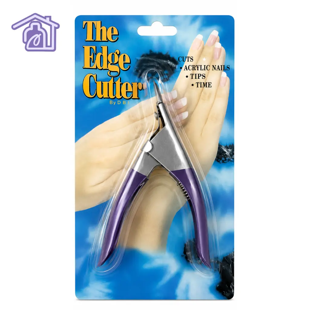 guillotina para cortar tips morada the edge cutter ref ye2960 con hoja metalica de alta precision en empaque blister
