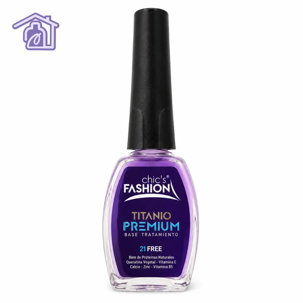 base tratamiento titanio premium marca chics fashion con blend de proteinas naturales queratina vegetal y multivitaminas
