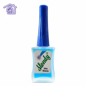 base tratamiento para uñas resecas marca slendy frasco esmerilado azul con tapa azul