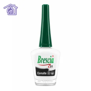 esmalte para uñas brescia tono 01 color blanco tiza formula 22 free y vegano