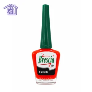 esmalte brescia 114 rojo neon manicura tradicional profesional