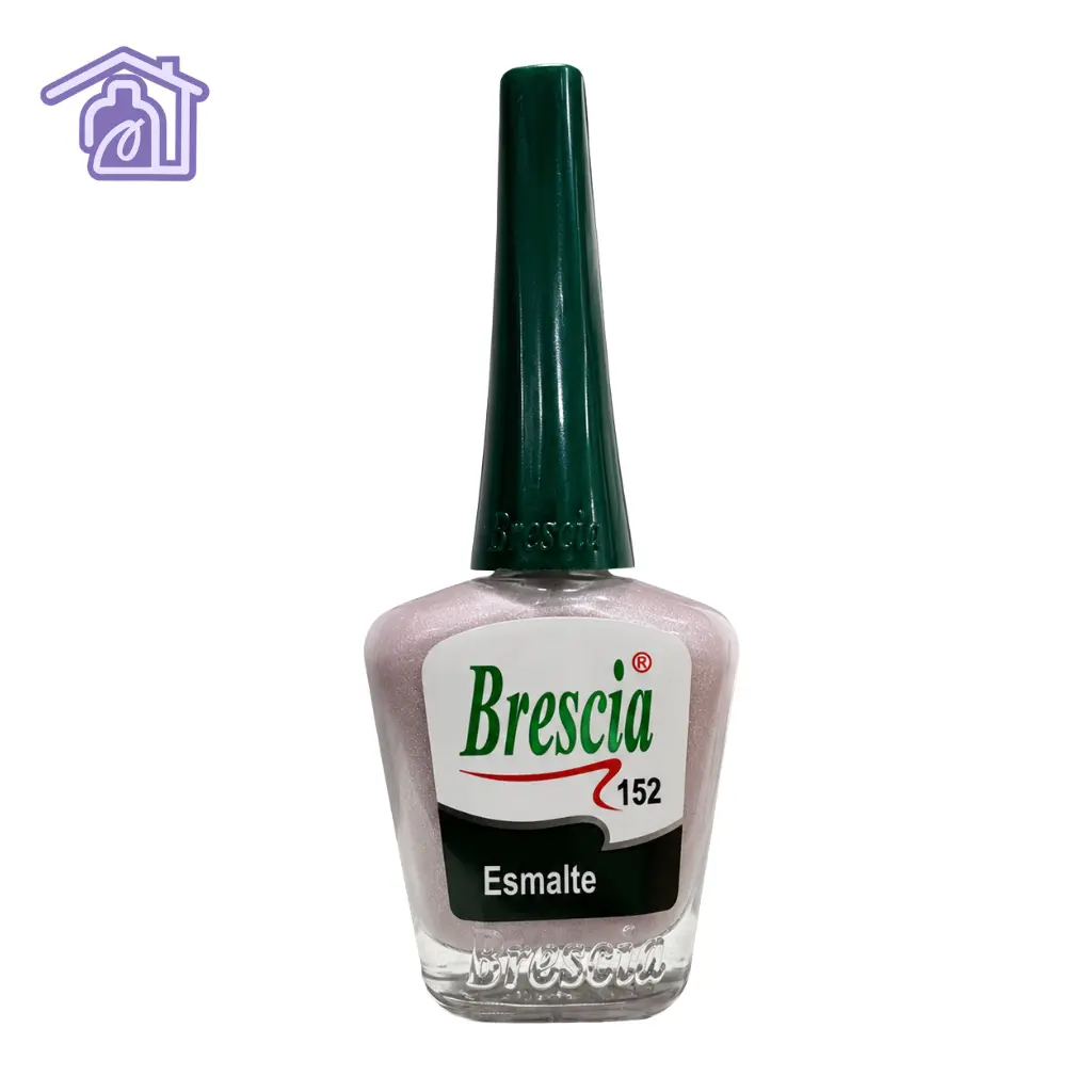 esmalte brescia 152 lila pastel escarchado glitter manicura tradicional profesional