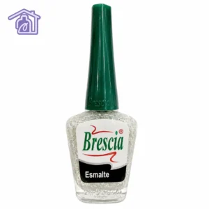 esmalte brescia escarchado plateado glitter deslumbrante manicura tradicional profesional