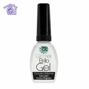 esmalte glimmer brillo gel secado extra rapido top coat profesional